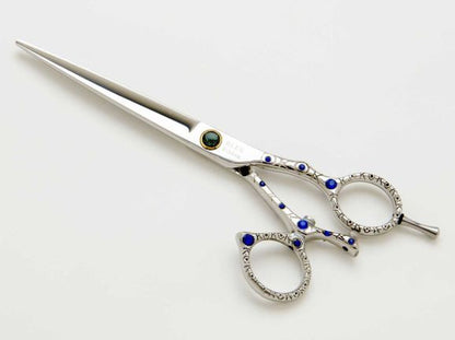 Blue Ribbon Swivel Straight Pet Grooming Shear
