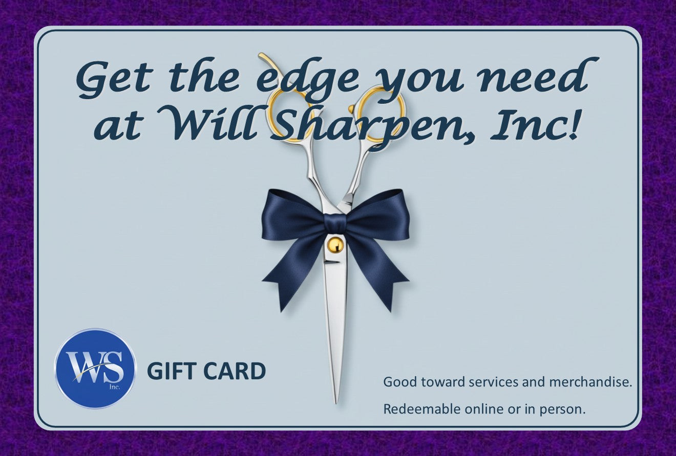 Will Sharpen, Inc. Gift Card