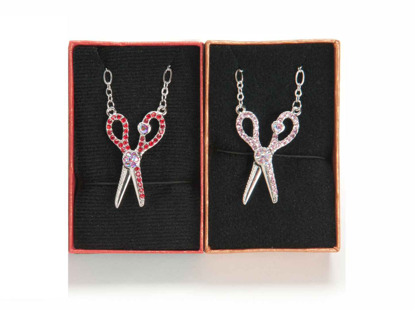 Magnetic Clasped Scissor Charm Necklace