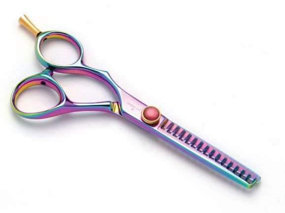 Debut Lefty Rainbow Texturizing Shear – Will Sharpen, Inc.