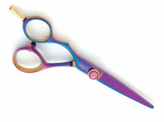 Debut Lefty Rainbow Titanium Pet Grooming Shear