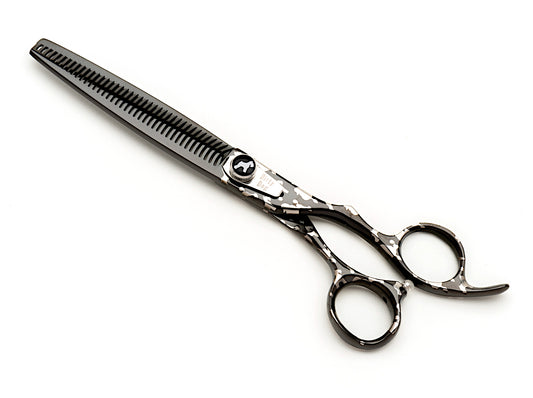 Dirty Dog Black Double Tooth Pet Grooming Thinning Shear