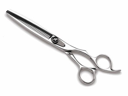 Dirty Dog Silver Double Tooth Grooming Thinning Shear