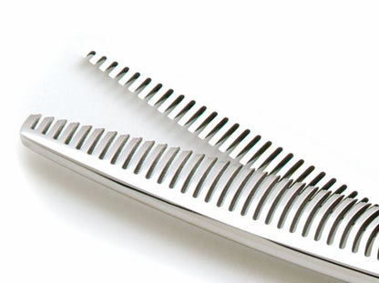 Dirty Dog Silver Double Tooth Grooming Thinning Shear