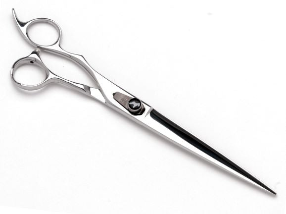 Dirty Dog Silver Straight Lefty Grooming Shear