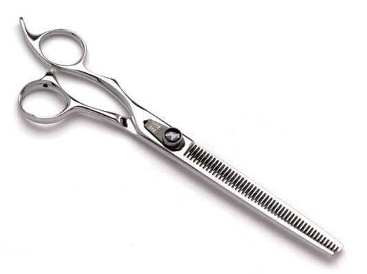 Dirty Dog Silver Lefty Grooming 46 Tooth Thinning Shear
