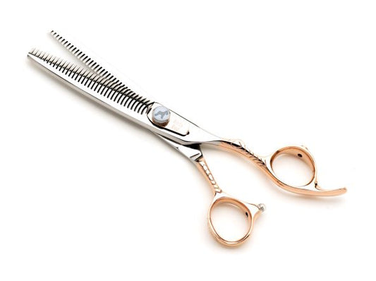 Dirty Dog Rose Double Tooth Thinning Grooming Shear