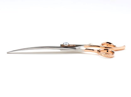 Dirty Dog Rose Curved Grooming Shear