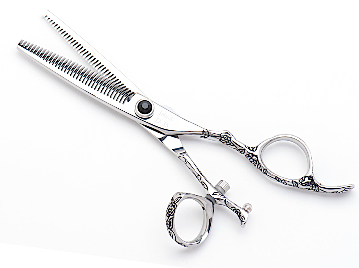 Dynasty Iris Double Tooth Swivel Thinning Shear