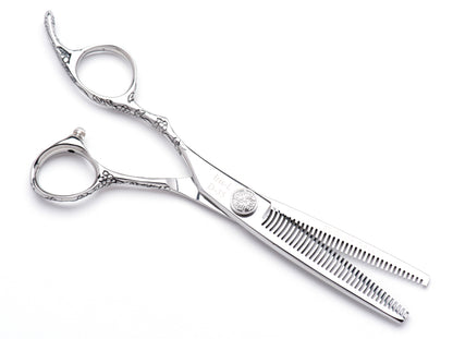 Dynasty Iris Lefty Double Tooth Thinning Shear