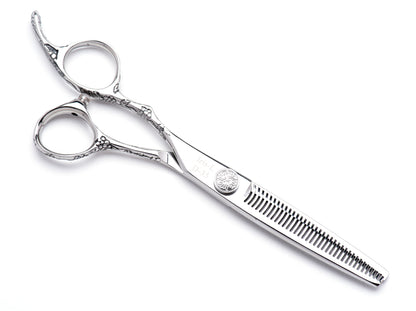 Dynasty Iris Lefty Double Tooth Thinning Shear