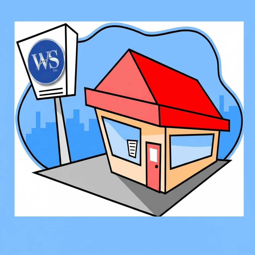 Updated storefront icon with WS Inc logo